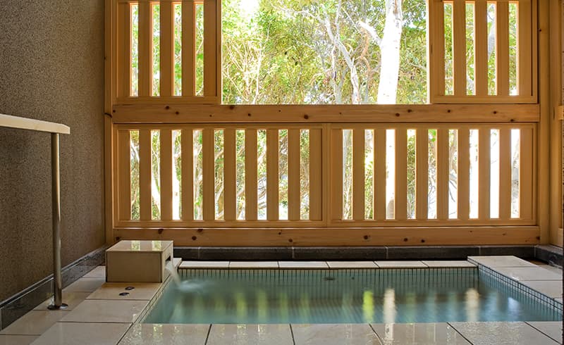 Ocean Suite Open-air bath in the room
