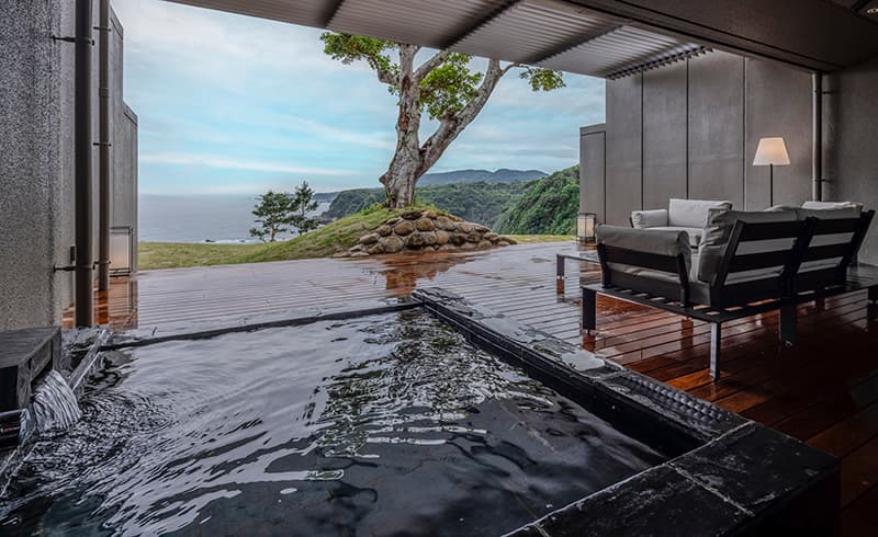 Onsen open-air bath