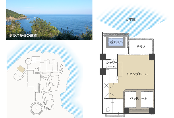 オーシャンスイート間取り